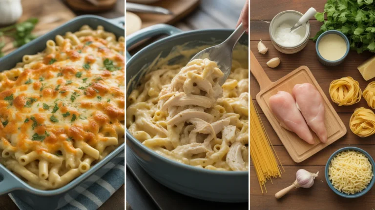 Creamy Chicken Pasta Bake Recipe