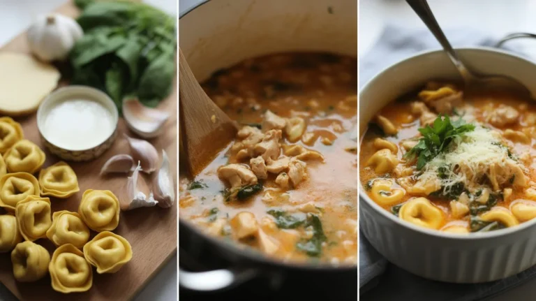 Creamy Chicken Tortellini Soup