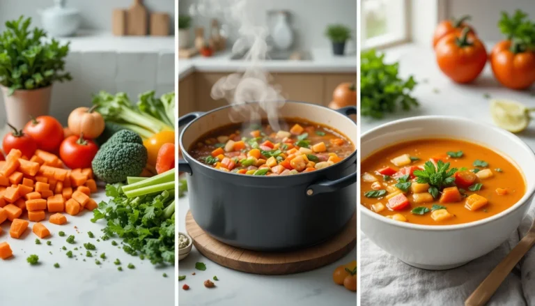 Healthy Homemade Veggie Soup Recipe