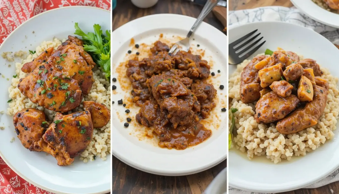 Savory Black Pepper Chicken