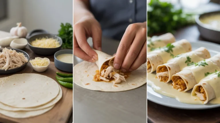 White Chicken Enchiladas Recipe