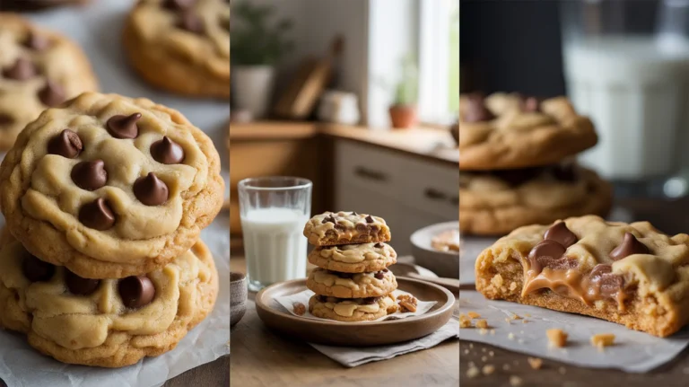 Chewy Peanut Butter Chocolate Chip Cookies