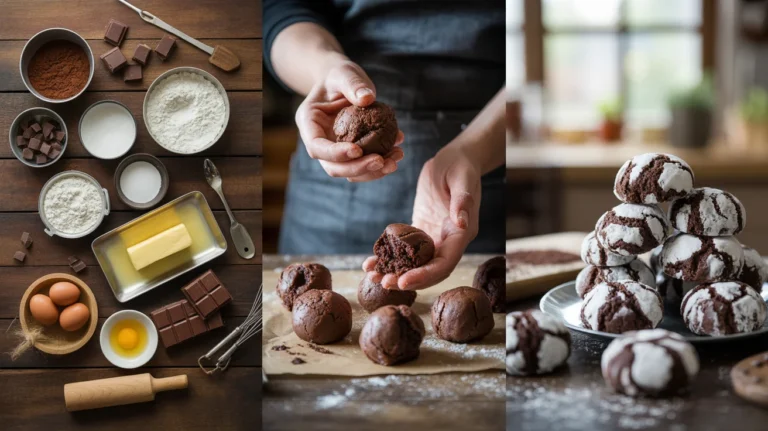 Fudgy Crinkle Cookies Recipe