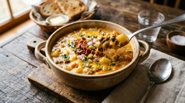 Cheeseburger Soup