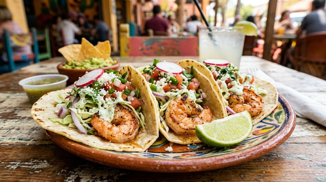 Shrimp tacos