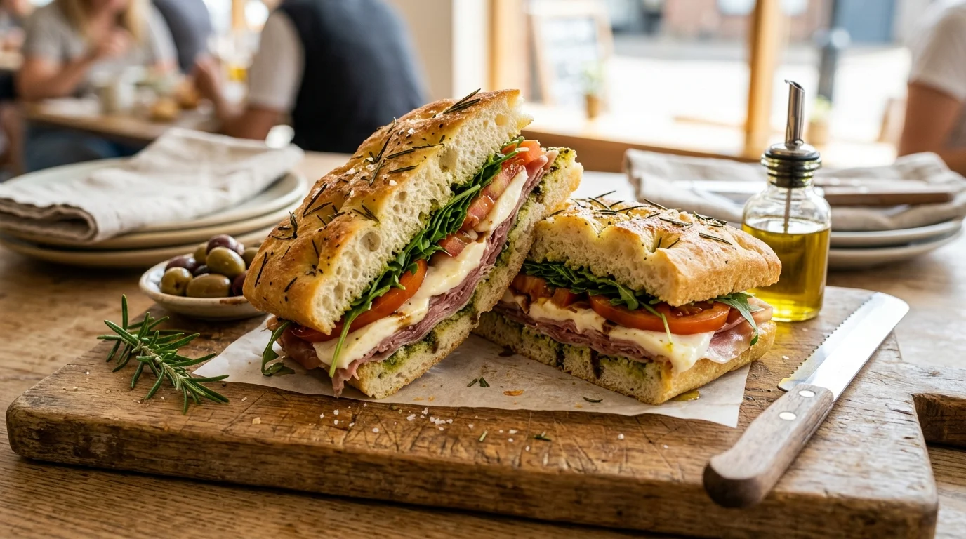 focaccia sandwich