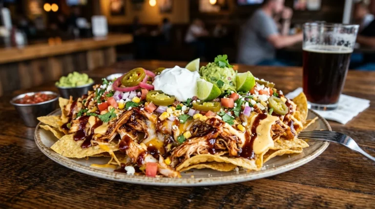 BBQ chicken nachos