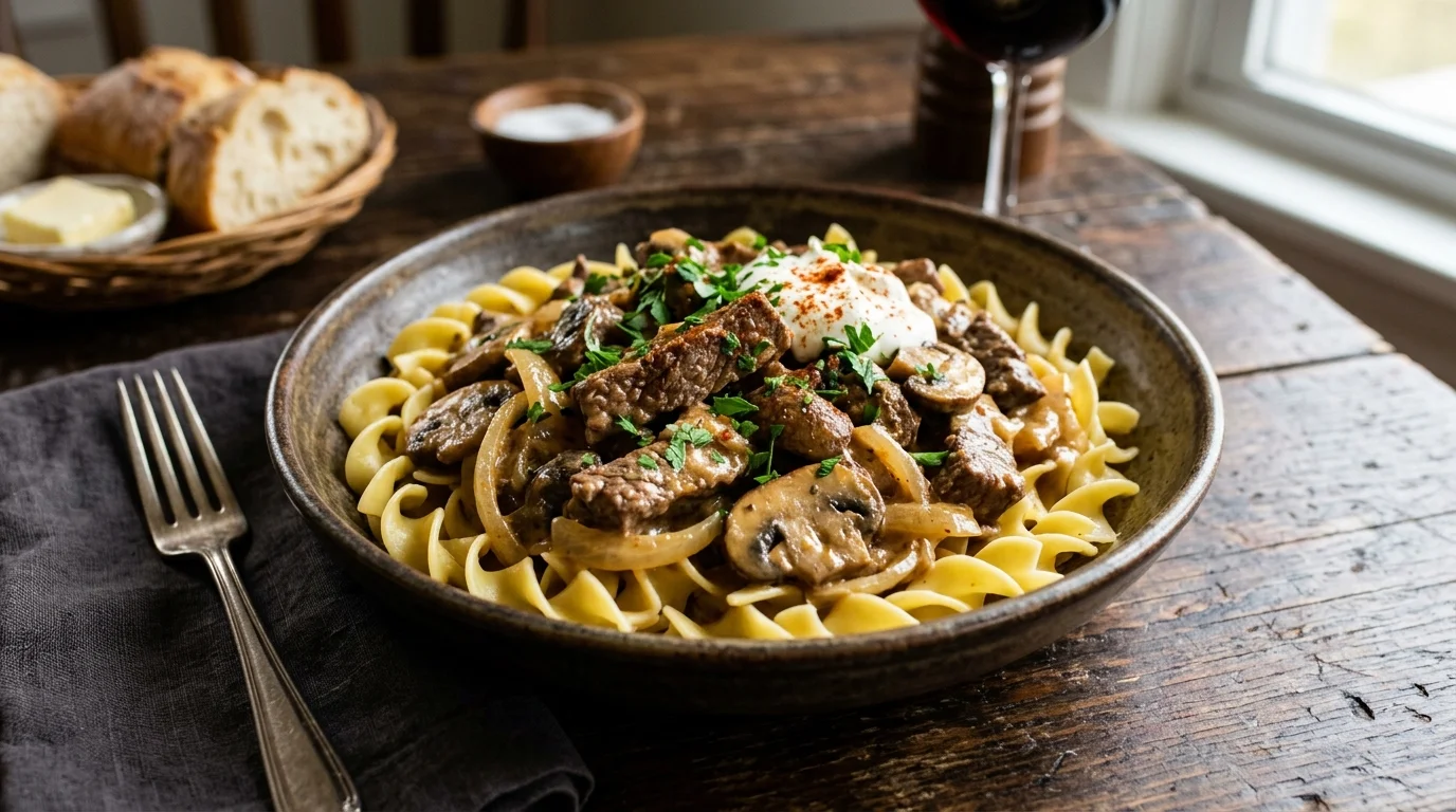 Beef Stroganoff Recipe