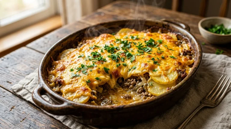 Hamburger Potato Casserole
