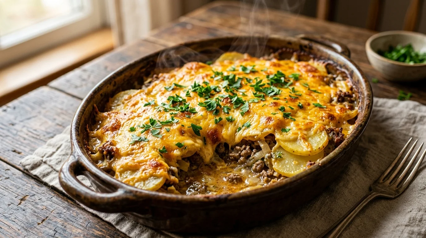 Hamburger Potato Casserole