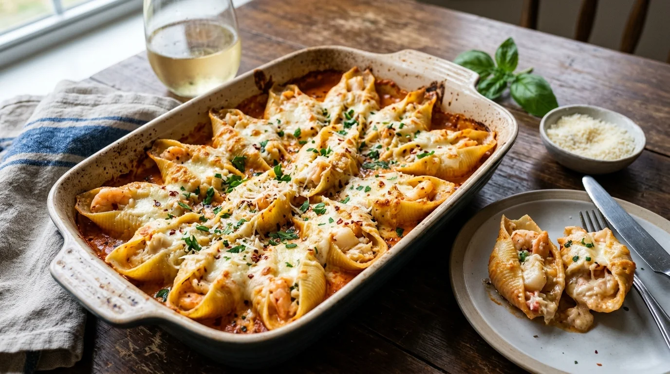 Seafood Stuffed Shells