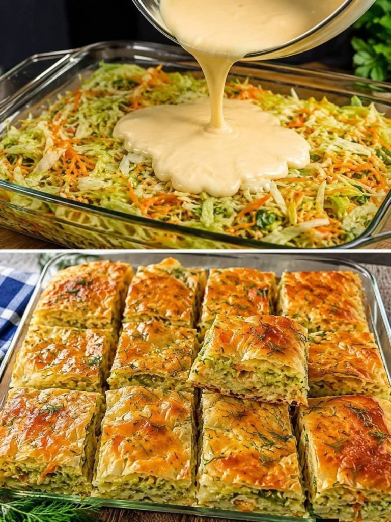 Crispy Zucchini & Vegetable Phyllo Pie