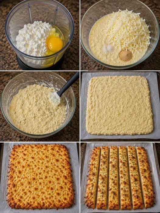 High-Protein Cottage Cheese Breadsticks