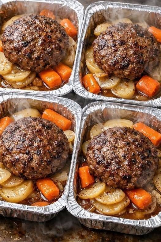 Mini Meatloaf Dinner Meal Prep