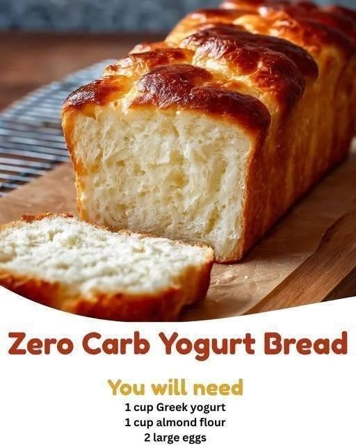 Zero-Carb (Low-Carb) Yogurt Bread