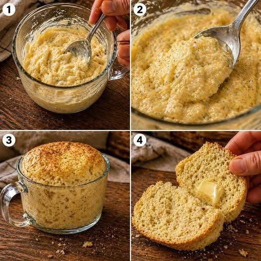 5-Minute Microwave Mug Bread
