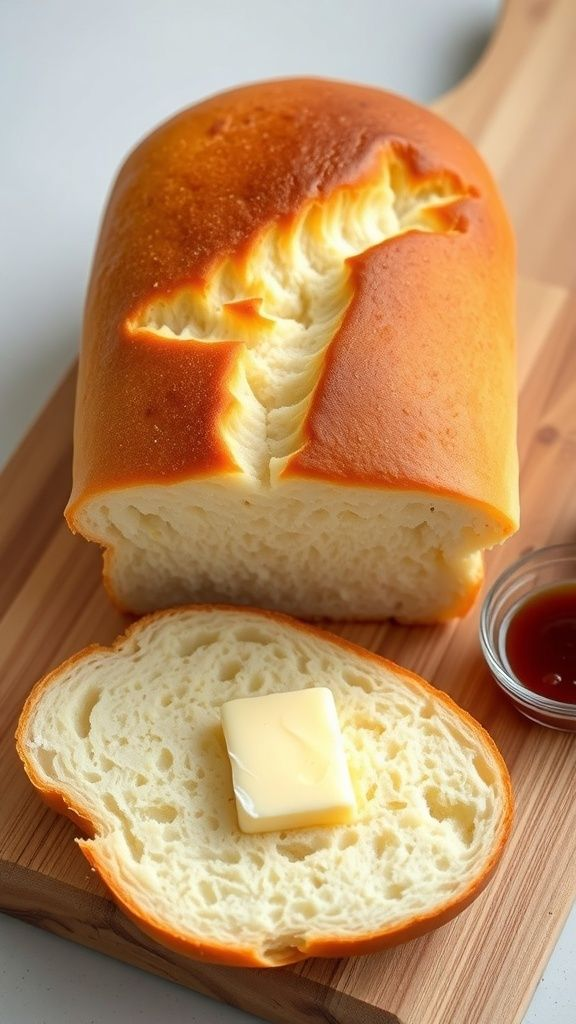 Soft & Fluffy Milk Bread Loaf