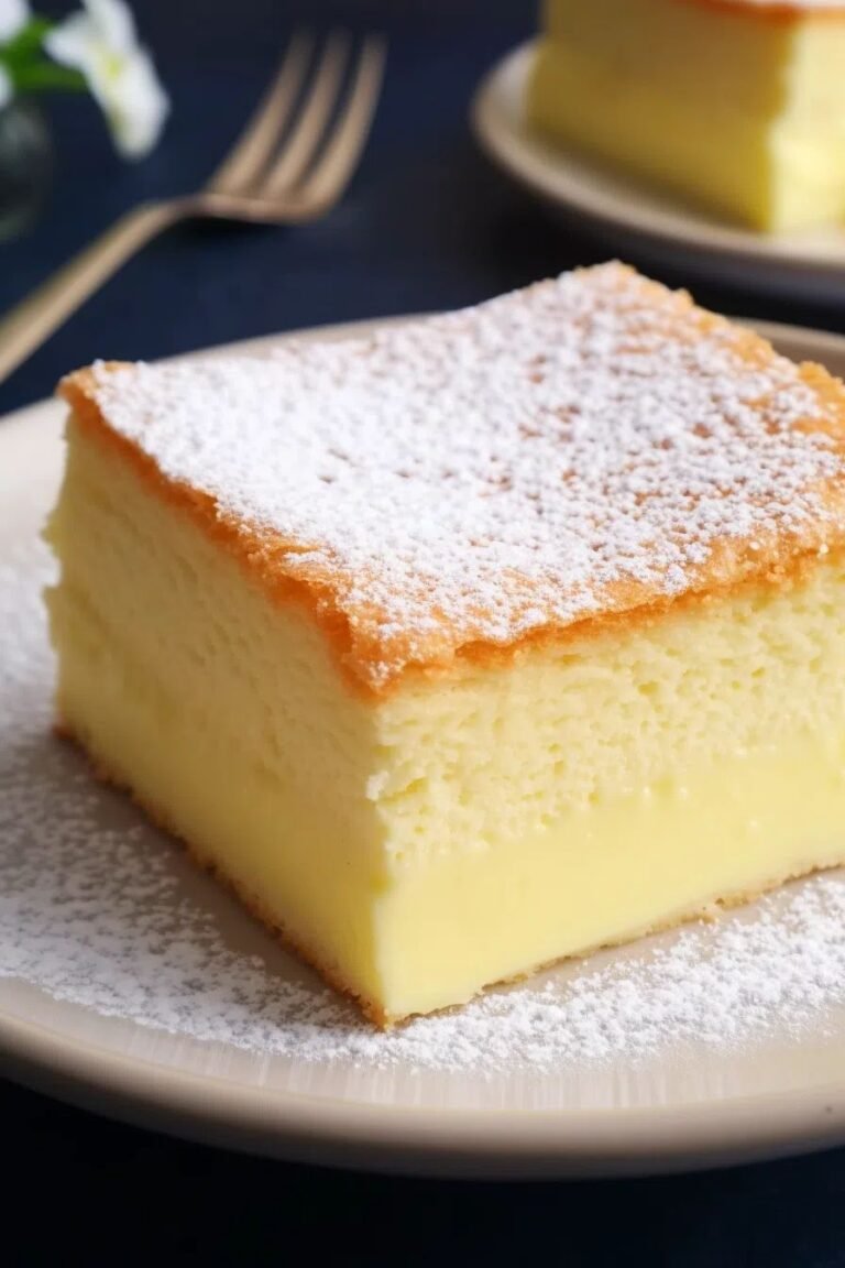 Creamy Baked Yogurt Custard Cake
