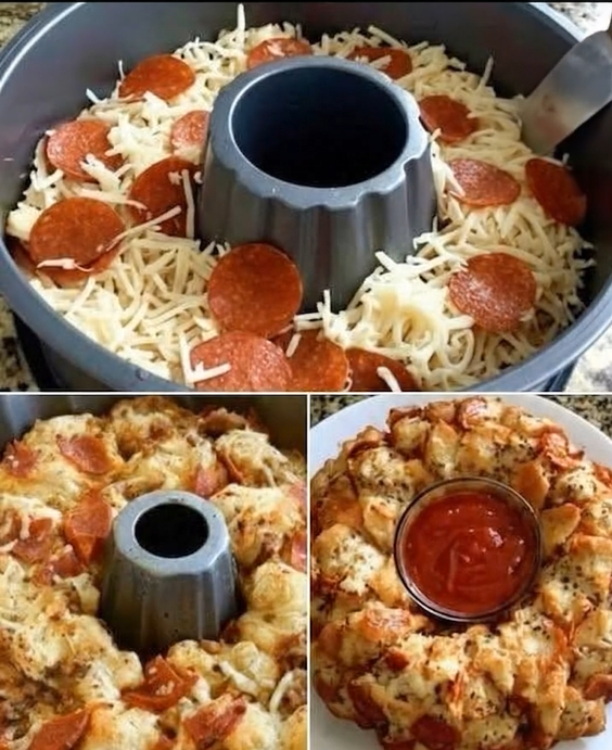 Keto Pull-Apart Pizza Ring (Cheesy, Low-Carb & Crowd-Friendly)