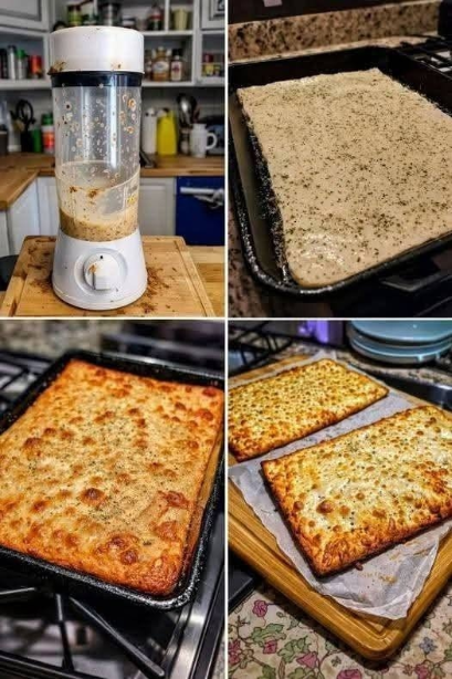 Blender Cottage Cheese Flatbread (High-Protein)