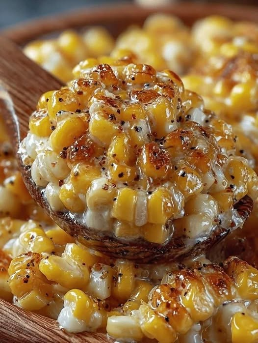 Creamy Cheesy Skillet Corn