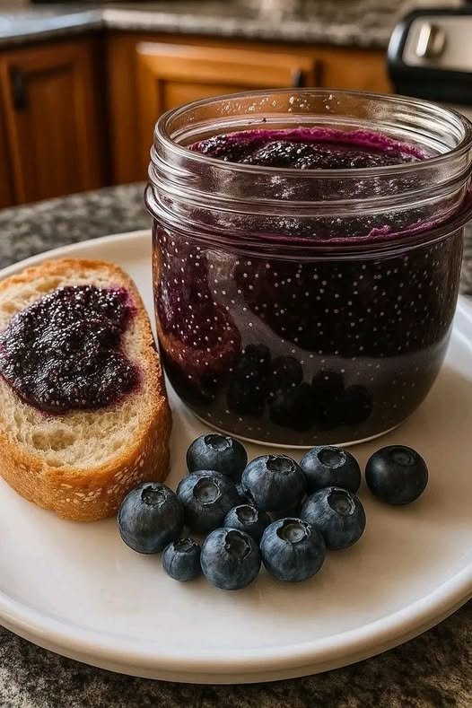 Sugar-Free Blueberry Chia Jam (Low-Carb)