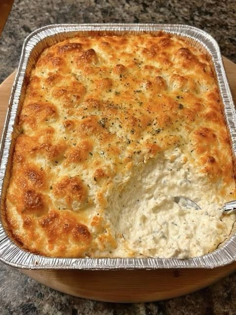 Creamy Cheesy Chicken Biscuit Bake