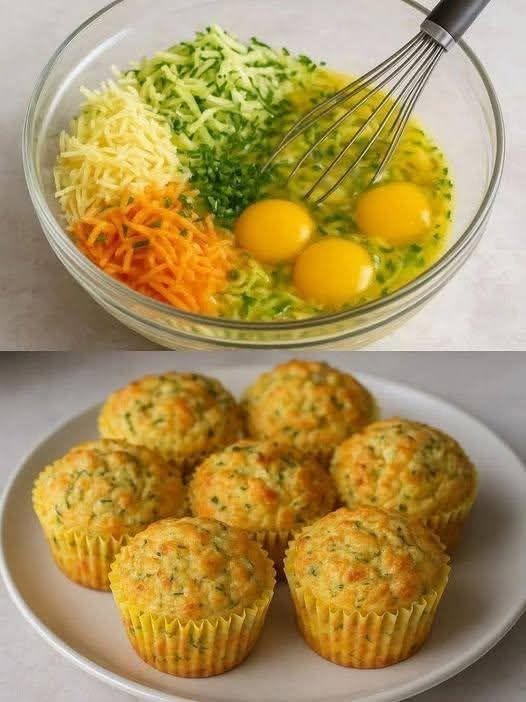 Savory Cheese & Vegetable Egg Muffins