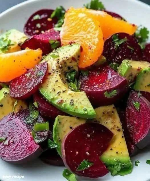 Beetroot, Avocado & Orange Salad