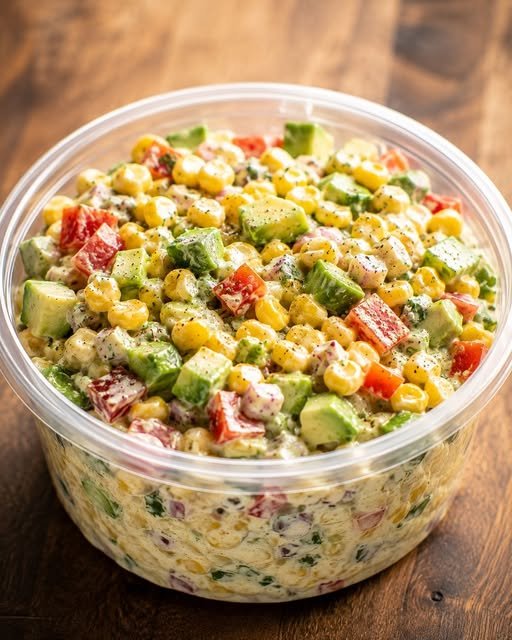 Creamy Avocado Corn Salad