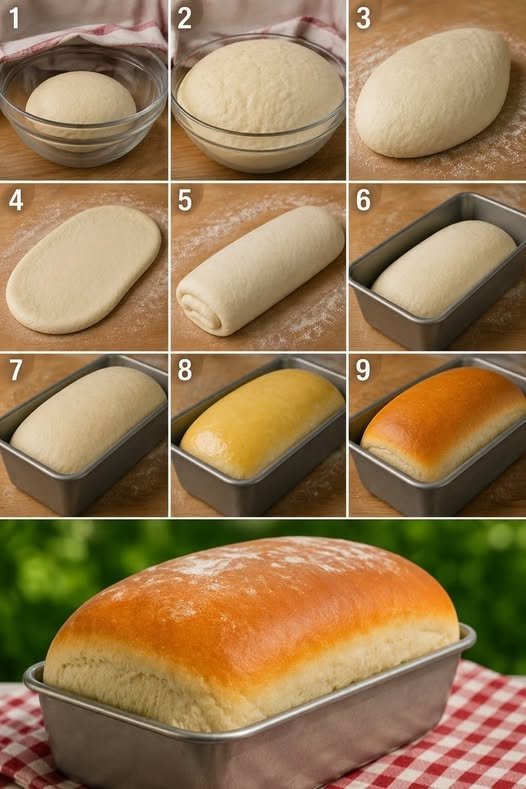 Soft Homemade Sandwich Bread