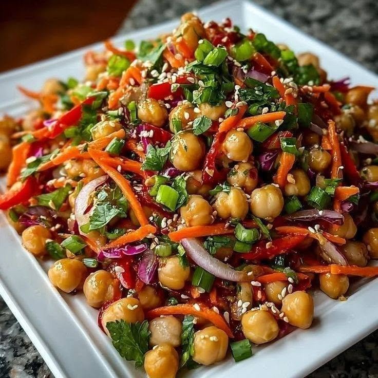 Crunchy Thai Chickpea Salad