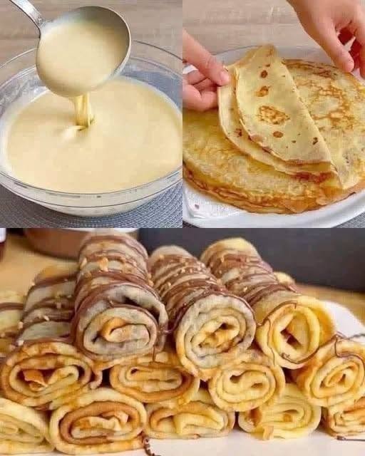 Homemade Soft Crepes (French Pancakes)