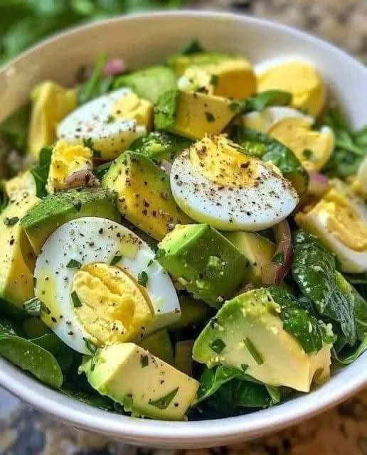 Avocado & Spinach Egg Salad