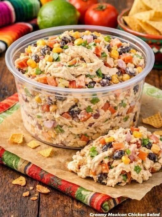Southwest Chicken Salad (Creamy Mexican-Style Chicken Salad)