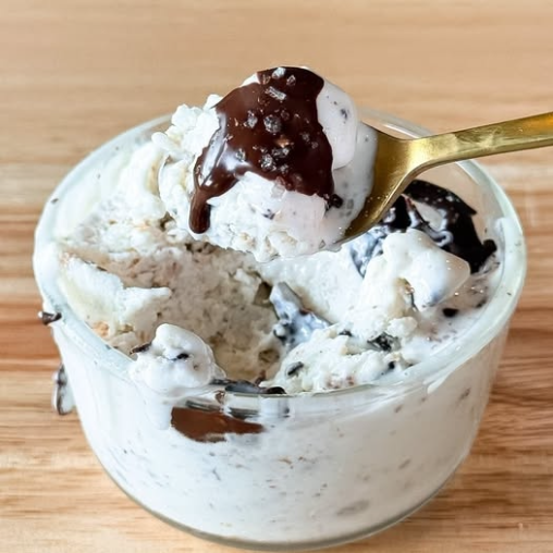 3-Ingredient Healthy Protein Ice Cream (26g Protein!)