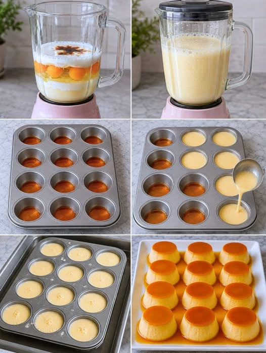 Mini Caramel Flan (Crème Caramel)