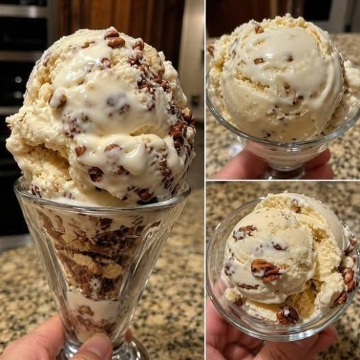 Keto Butter Pecan Ice Cream