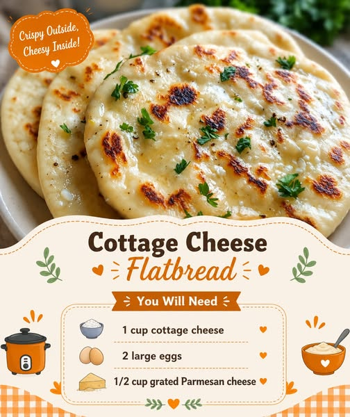 Cottage Cheese Flatbread