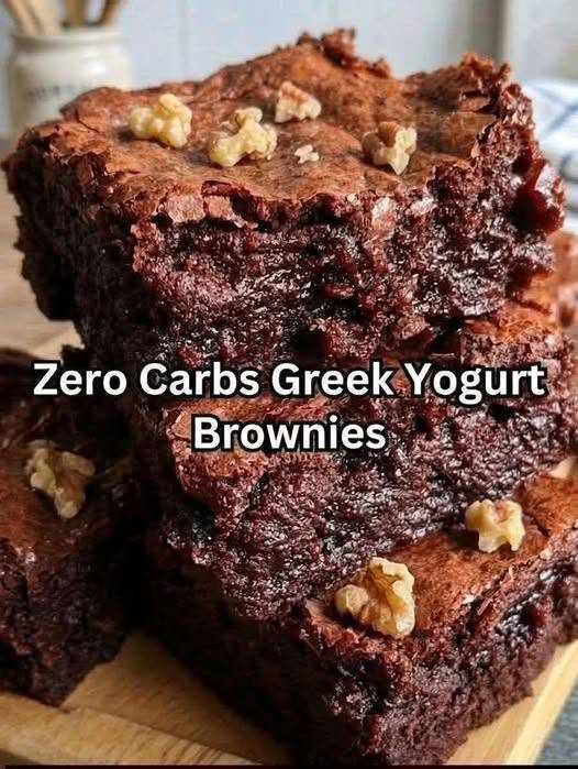 Low-Carb Greek Yogurt Brownies