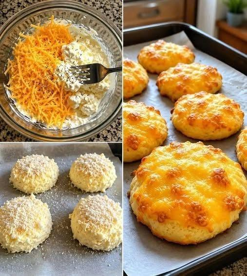 Cheesy Cottage Cheese Biscuits