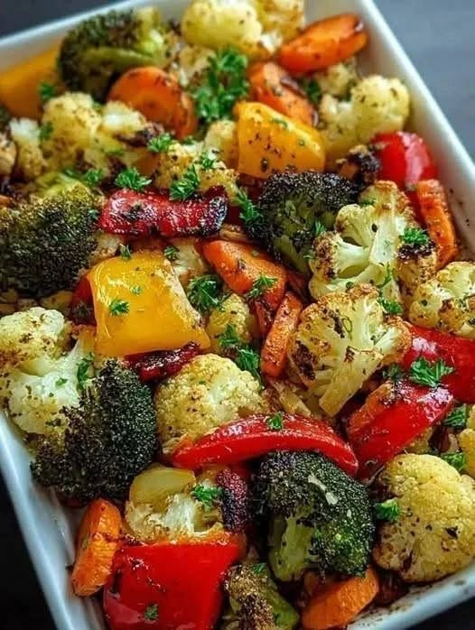 Roasted Garlic Herb Mixed Vegetables