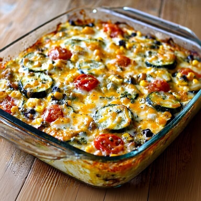 Tex-Mex Cheesy Zucchini Bake
