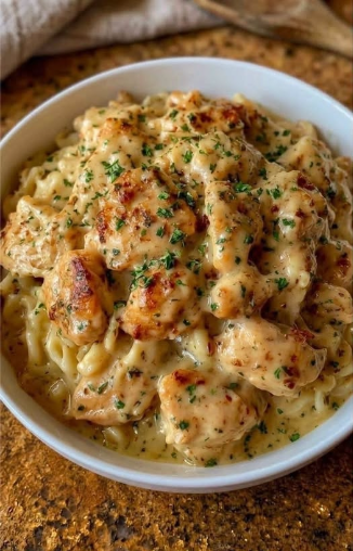 Creamy Garlic Chicken Pasta