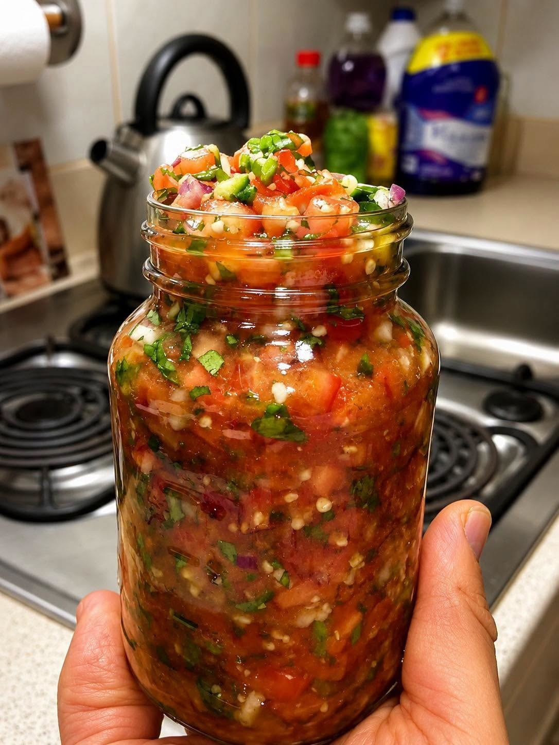 Fresh Homemade Chunky Tomato Salsa