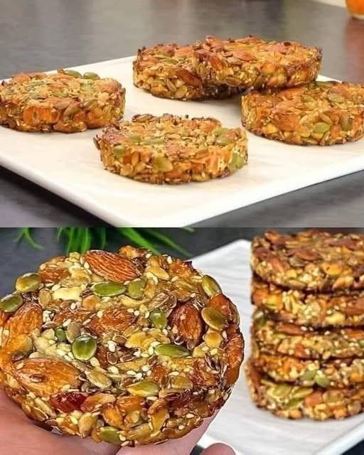 Healthy Nut & Seed Energy Cookies