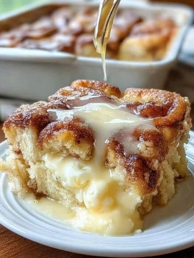 Cream Cheese Cinnamon Roll Casserole