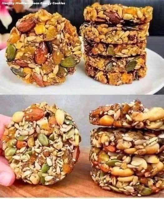 Healthy Mediterranean Energy Cookies