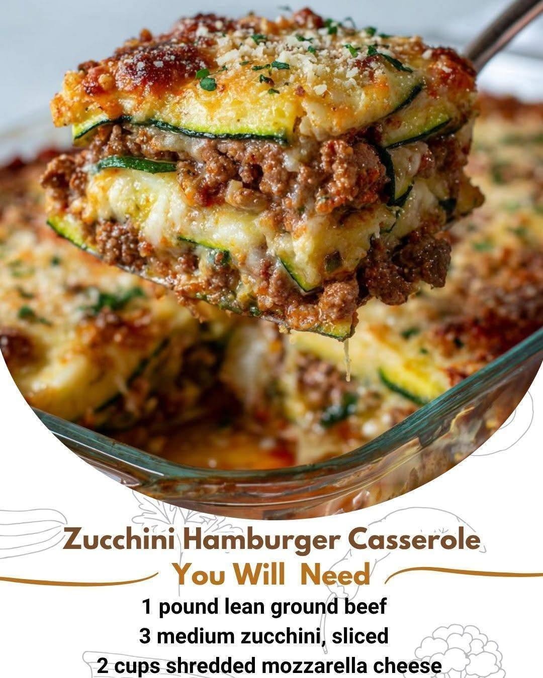 Zucchini Hamburger Casserole