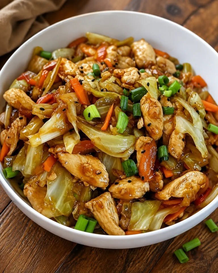 Chicken Cabbage Stir-Fry